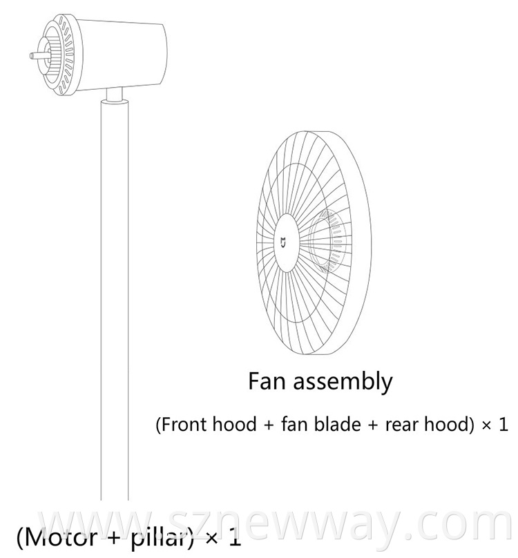 Xiaomi Mi Smart Fan 1x